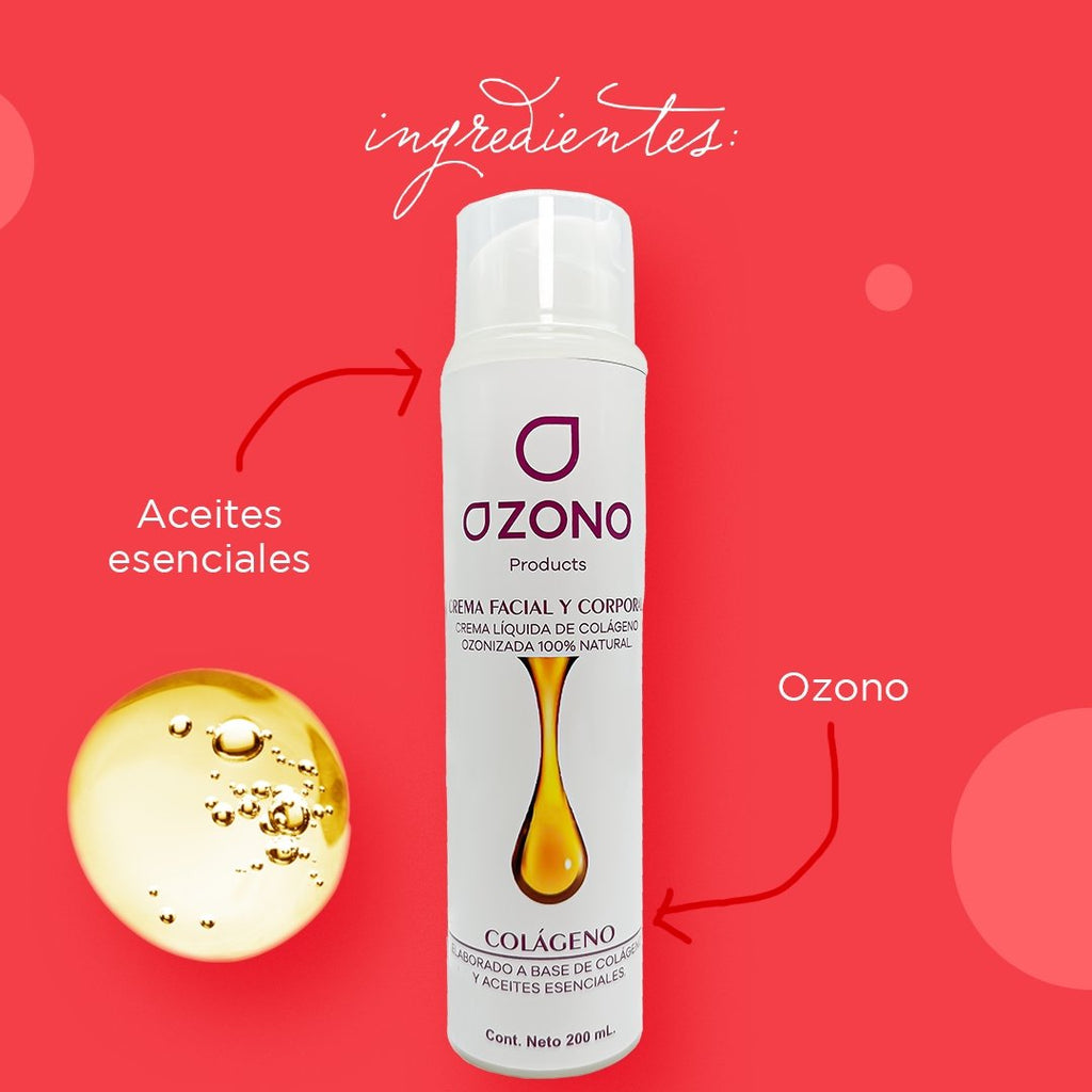 Crema ozonizada con colágeno - Clinique d'Ozono